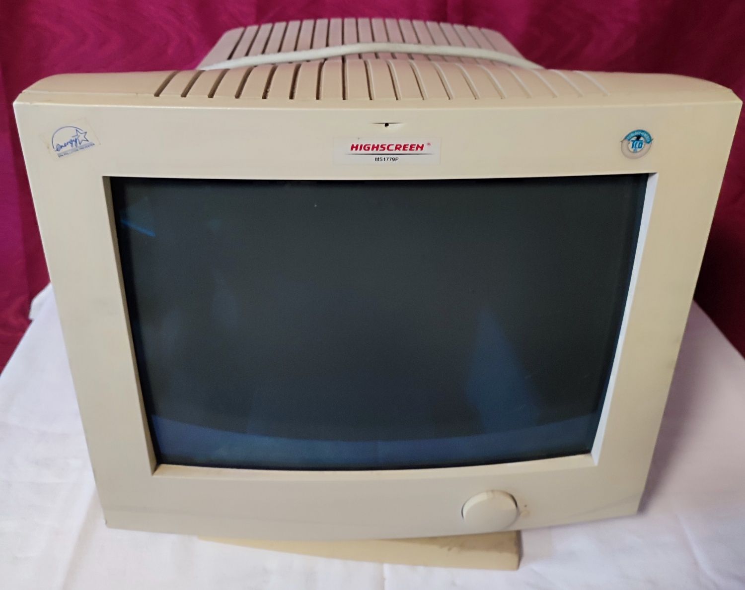 Retro komputer monitor CRT kineskopowy
