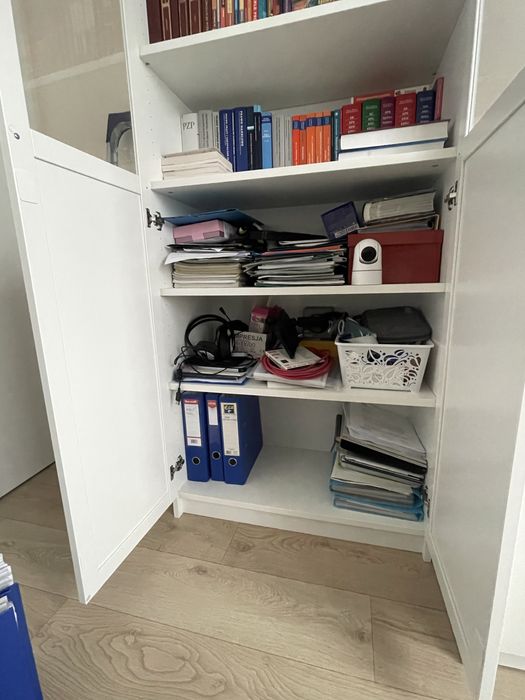 Biały regał z Ikea BILLY - głęboki (jak nowy)
