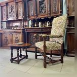 Старовинне гобеленове крісло дуб 3143