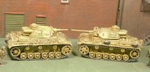 Модель немецкого танка периода 1940-1943гг Pz III в масштабе 1:43