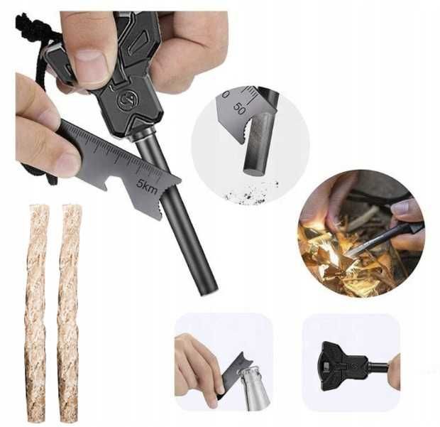 Duży wojskowy zestaw przetrwania survivalowy multitool 33w1