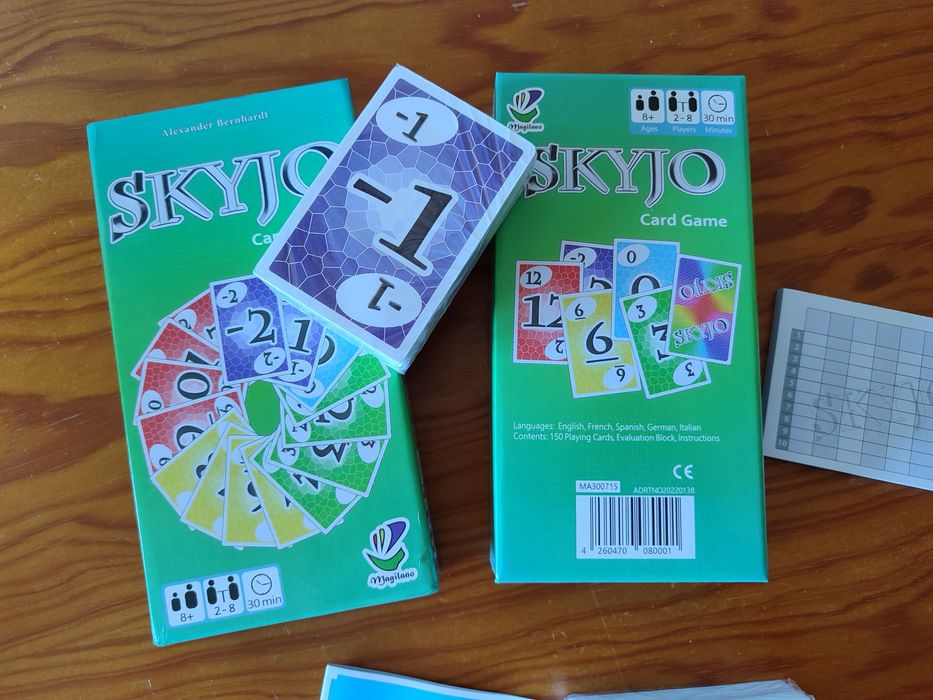 Skyjo jogo de cartas