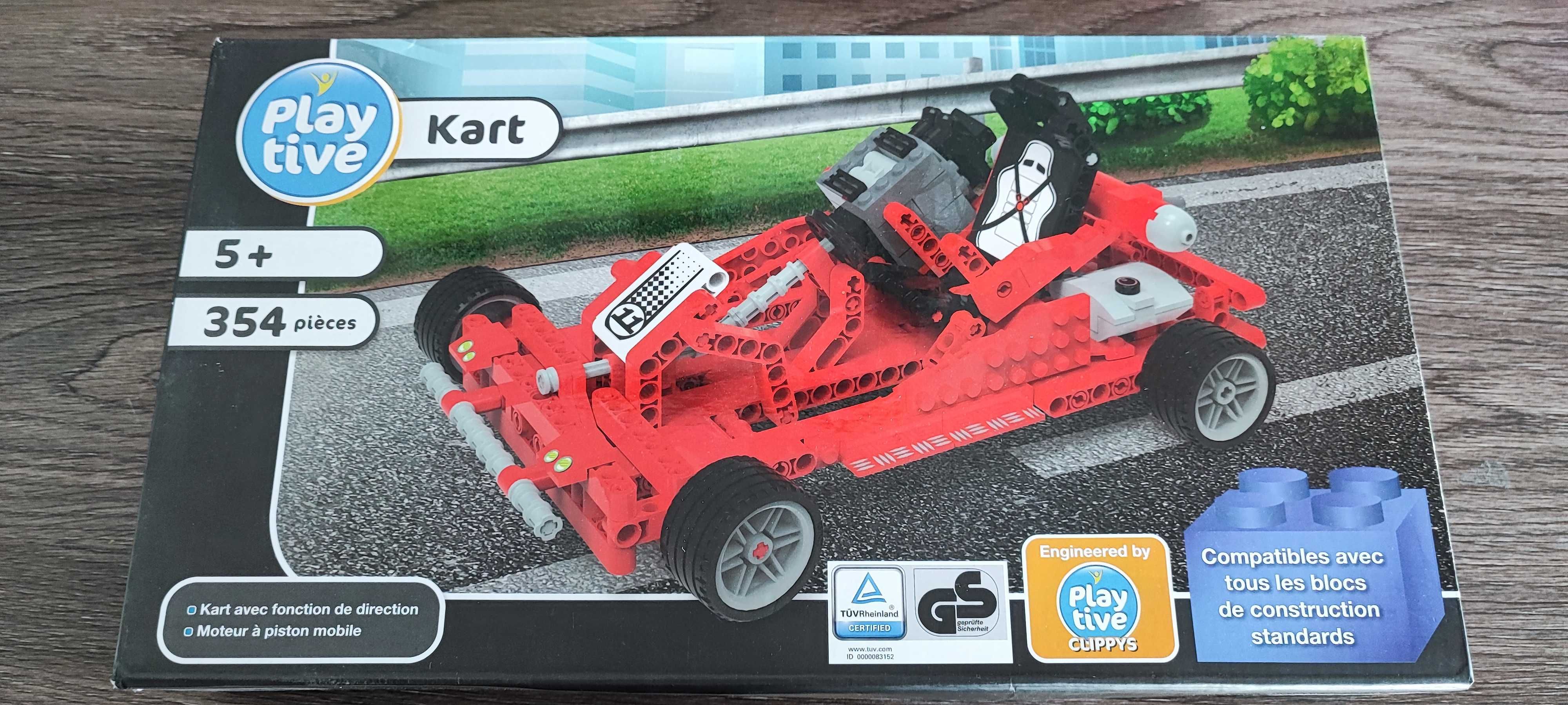 KLOCKI PLAYTIVE go-kart 354 el.