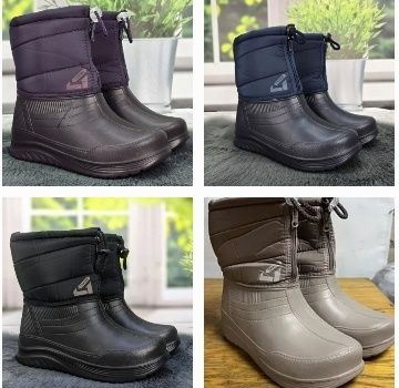 Зимові дутики на піні та хутрі на блискавці або на липутці 37-41