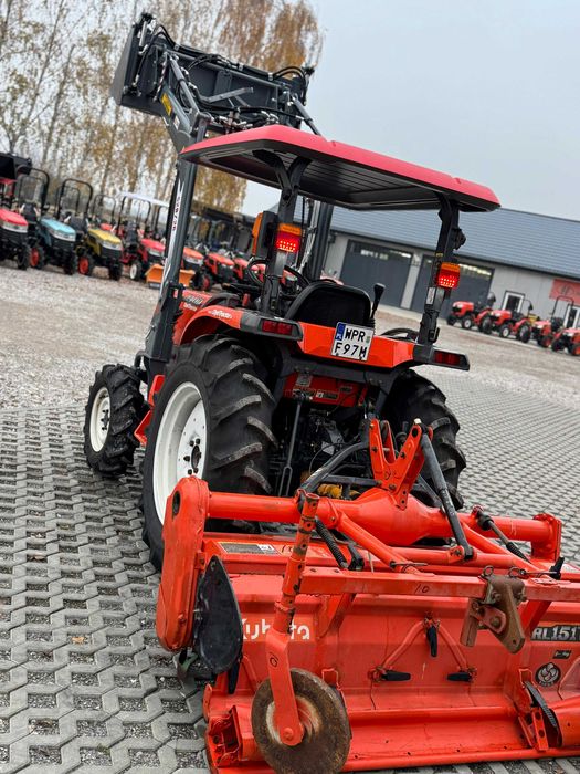 KUBOTA T240d,4X4 24hp,Wspom,Rewers,Zarejestrowany,Ładowacz czołowy 4w1