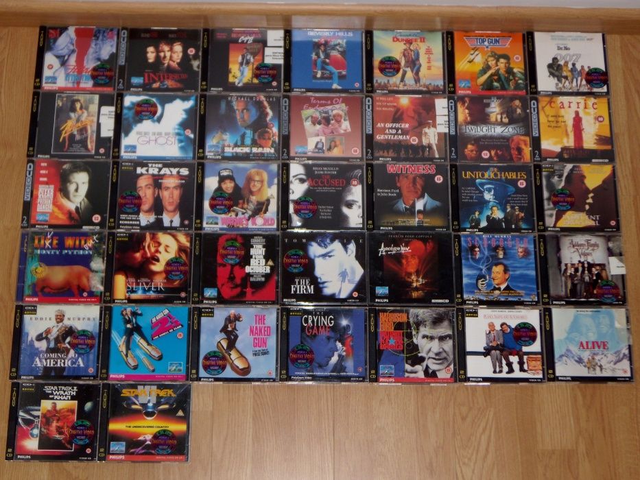 Philips CDi: VCD's de Filmes e Musica e Jogos