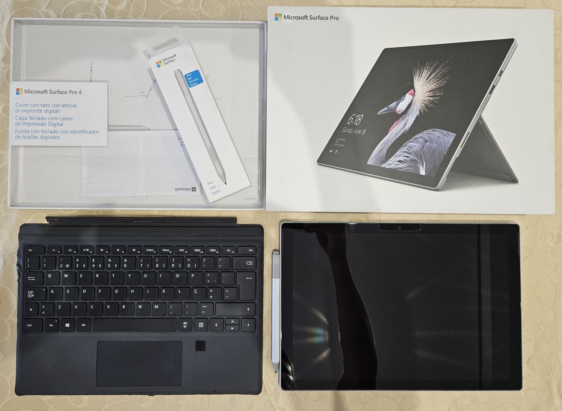 Microsoft Surface Pro + Teclado + Pen