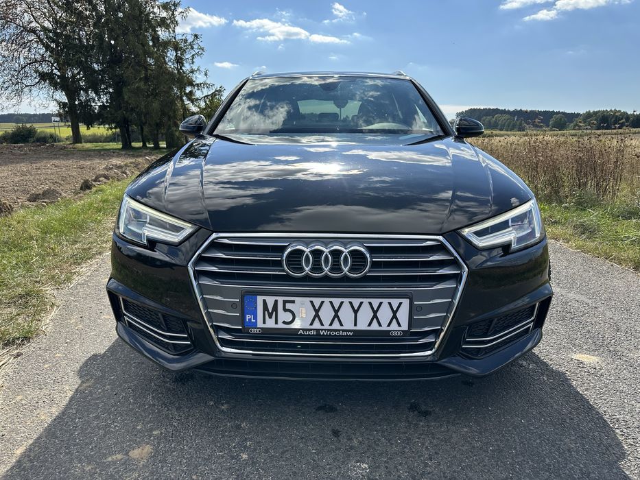 Audi A4 B9 2x S-Line 2.0 TDI Virtual S-Tronic Full Led 2018r Alu 18”