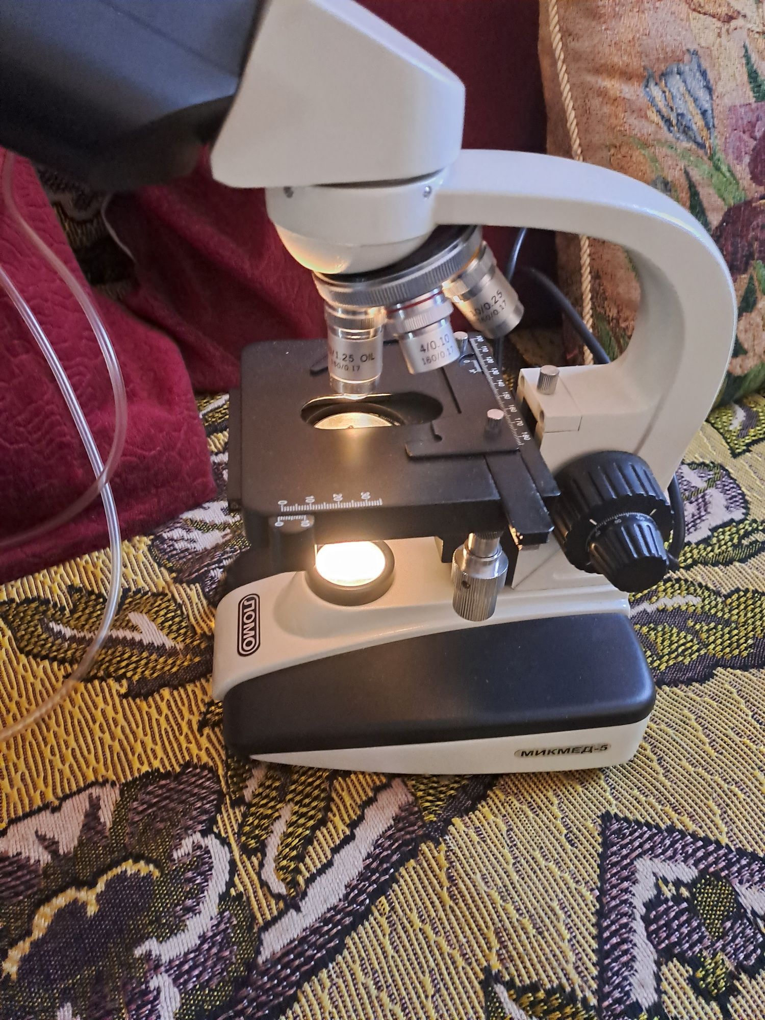 Мікроскоп бінокулярний микмед 5