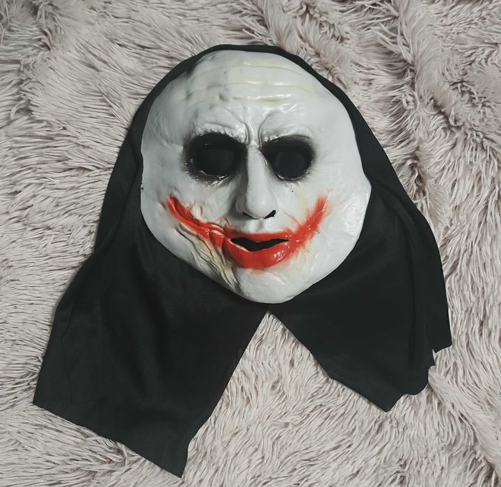 Резиновая, латексная маска джокера. Хеллоуин. Halloween