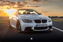 BMW M3 e93 M3 dkg  lift mineralweiss harman kardon H&R supersprint