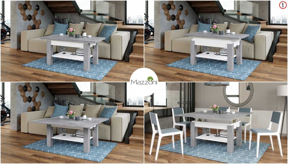 BRAWO różne kolory - ŁAWA rozkładana podnoszona STÓŁ ŁAWOSTÓŁ Mazzoni