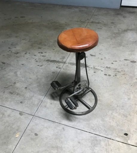 Banco Alto Industrial tipo Bicicleta