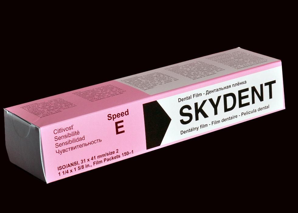 Пленка для внутриротовой рентгенографии SKYDENT D, SKYDENT E, 150шт
