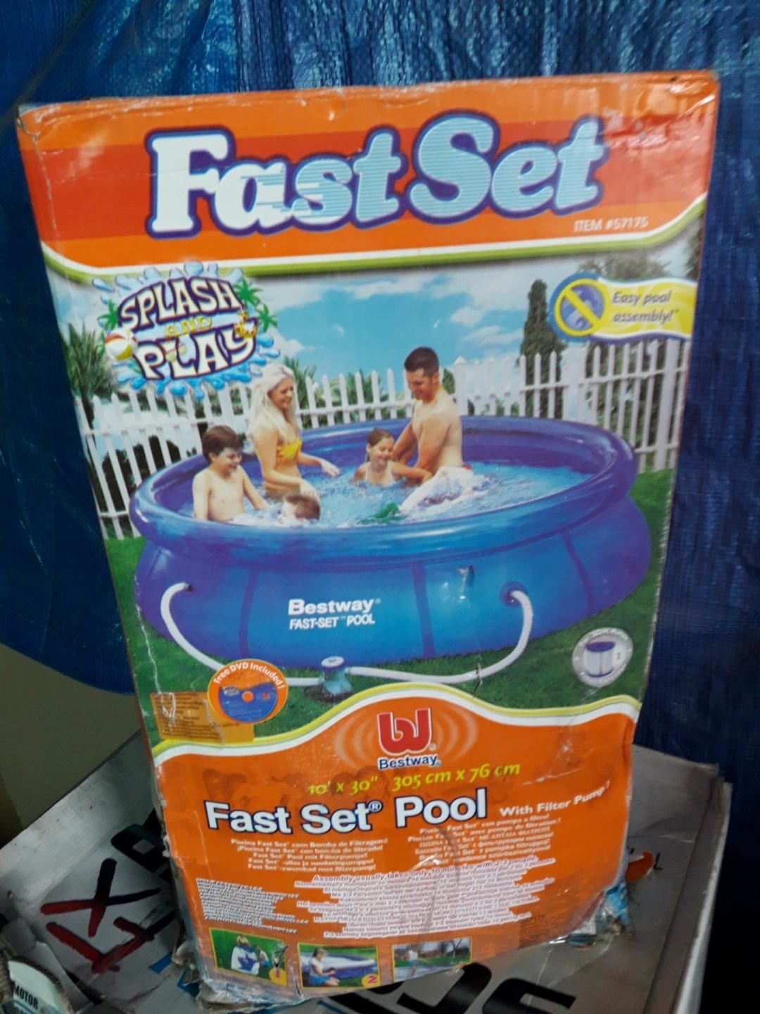 Надувний басейн Bestway Fast Set 305 х 76