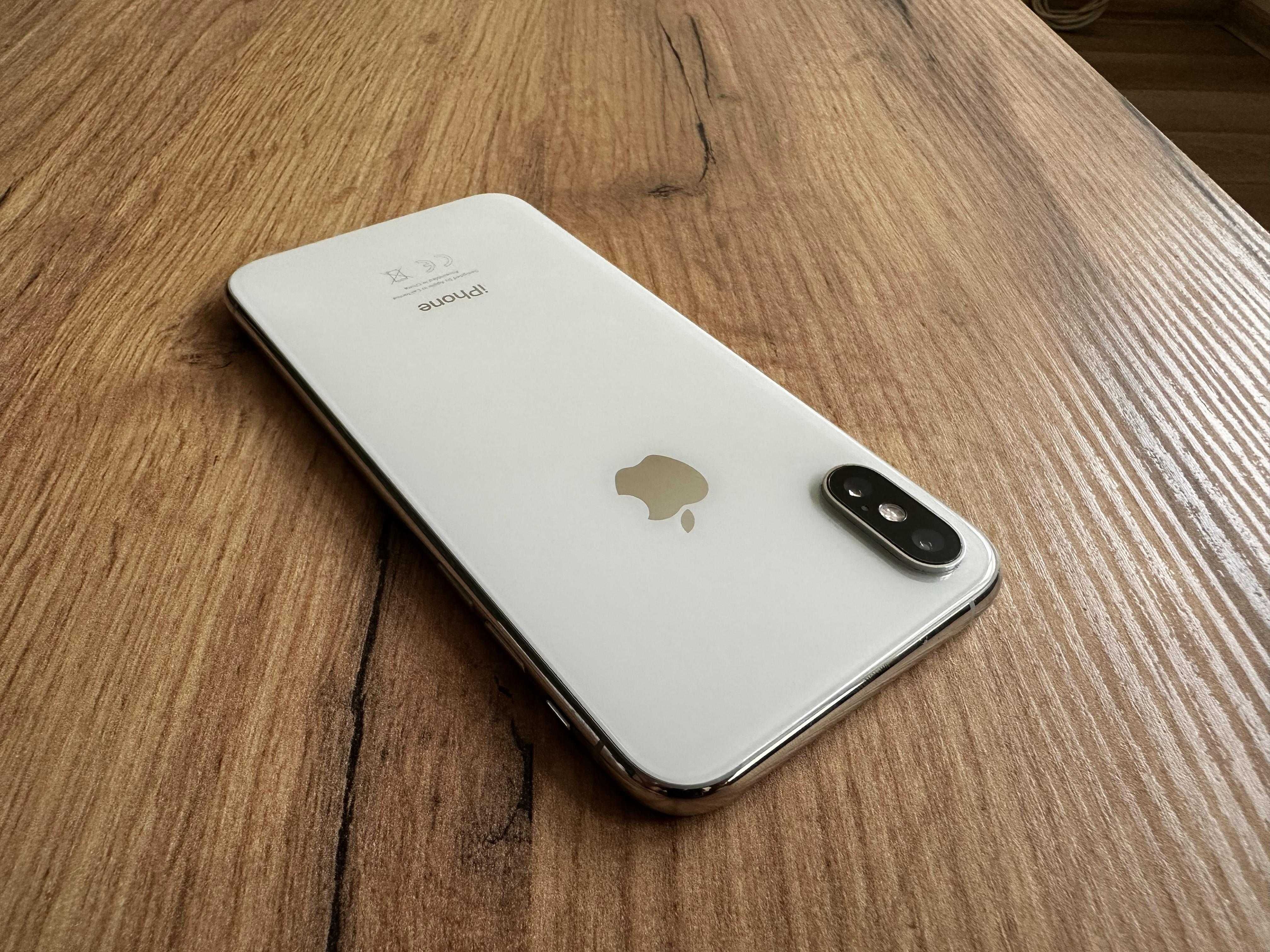 Smartfon Apple iPhone XS 64 GB (srebrny)
