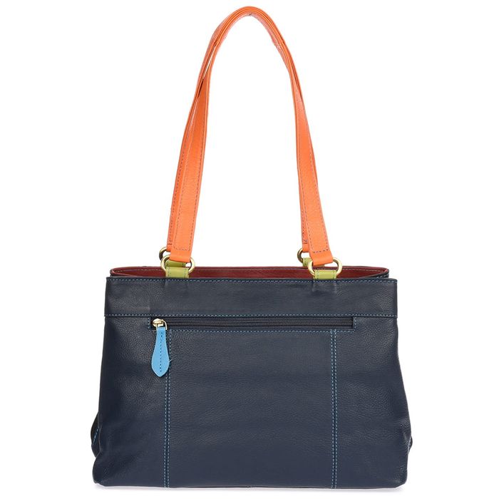 torebka skóra naturalna licowa wielokolorowy