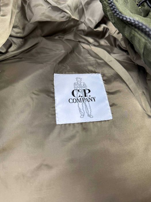 Пуховик C.P. Company Black Green