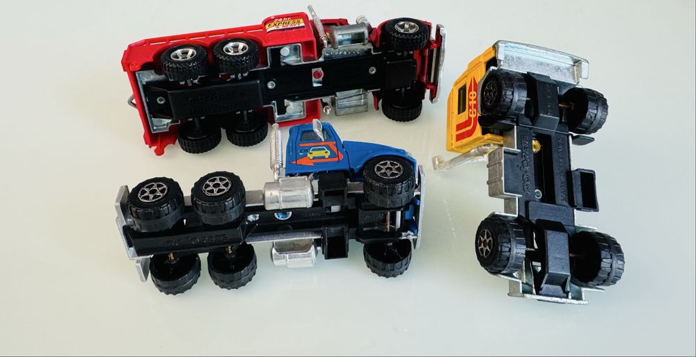 Majorette - zestaw 3 ciężarówek w skali jak Matchbox SuperKings