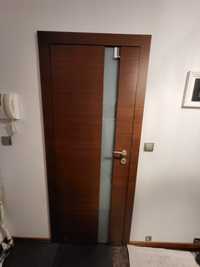 Drzwi używane fornir Wenger łazienkowe 70cm bezprzylgowe