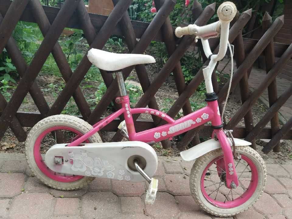 Rowerek dla dziewczynki 14 cali wiek 3-5 lat - okazja !