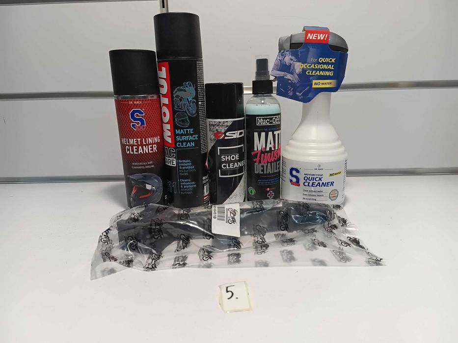 Pakiet markowej Chemii do motocykla S100, Motul, LiquiMoly, SIDI -50%