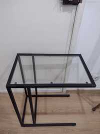 Consola de vidro e metal  HOJE- 15€