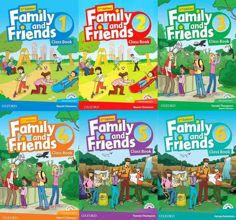 Англійська мова "Family & Friends" 1-5 SB+WB
