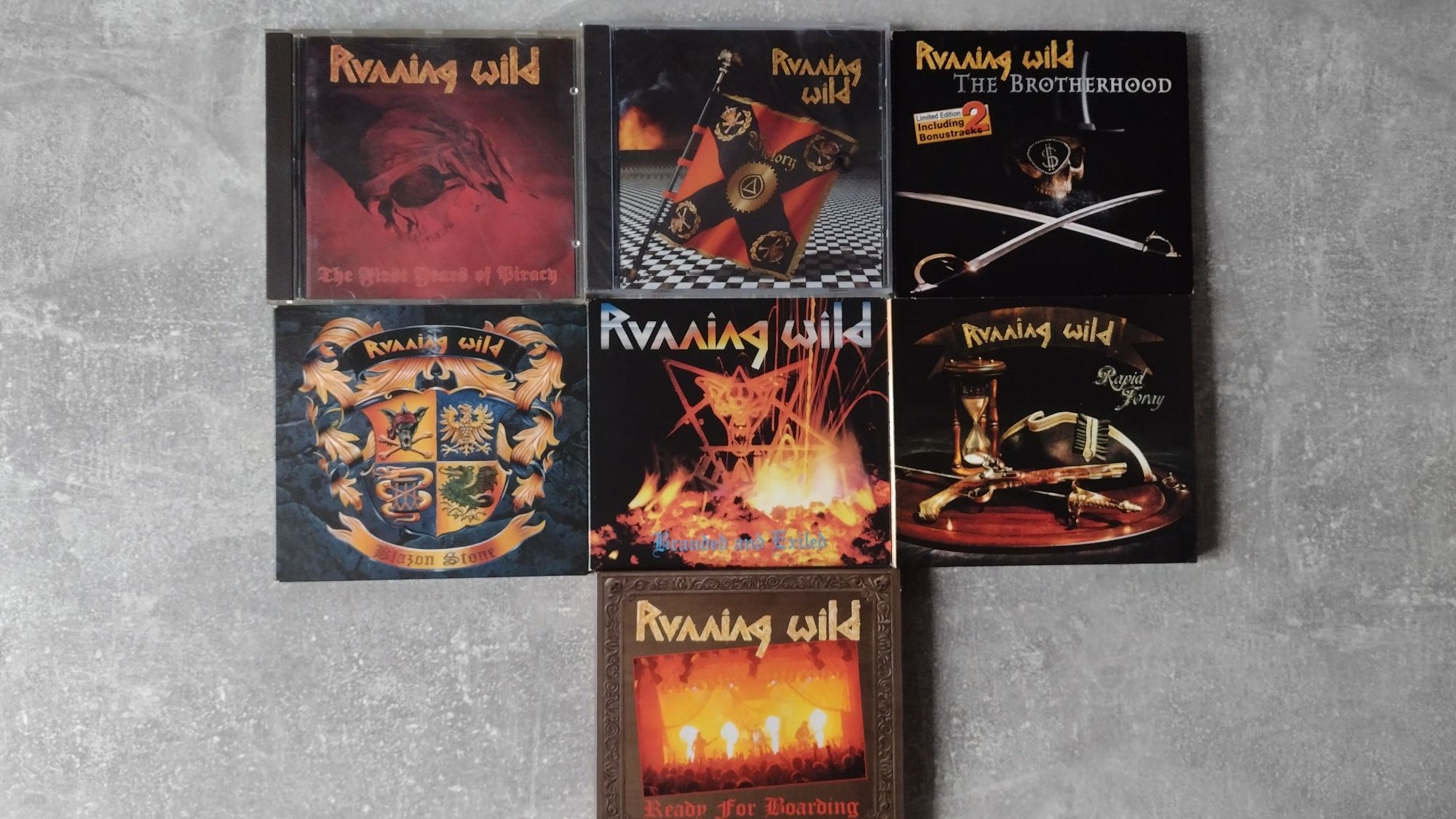 Running Wild 3 albumy cd