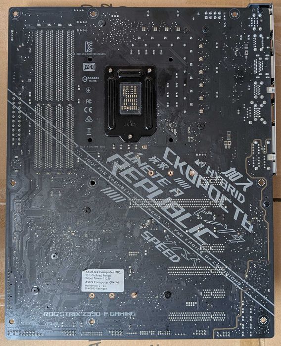 Płyta Główna ROG STRIX Z-390-F Gaming Uszkodzona