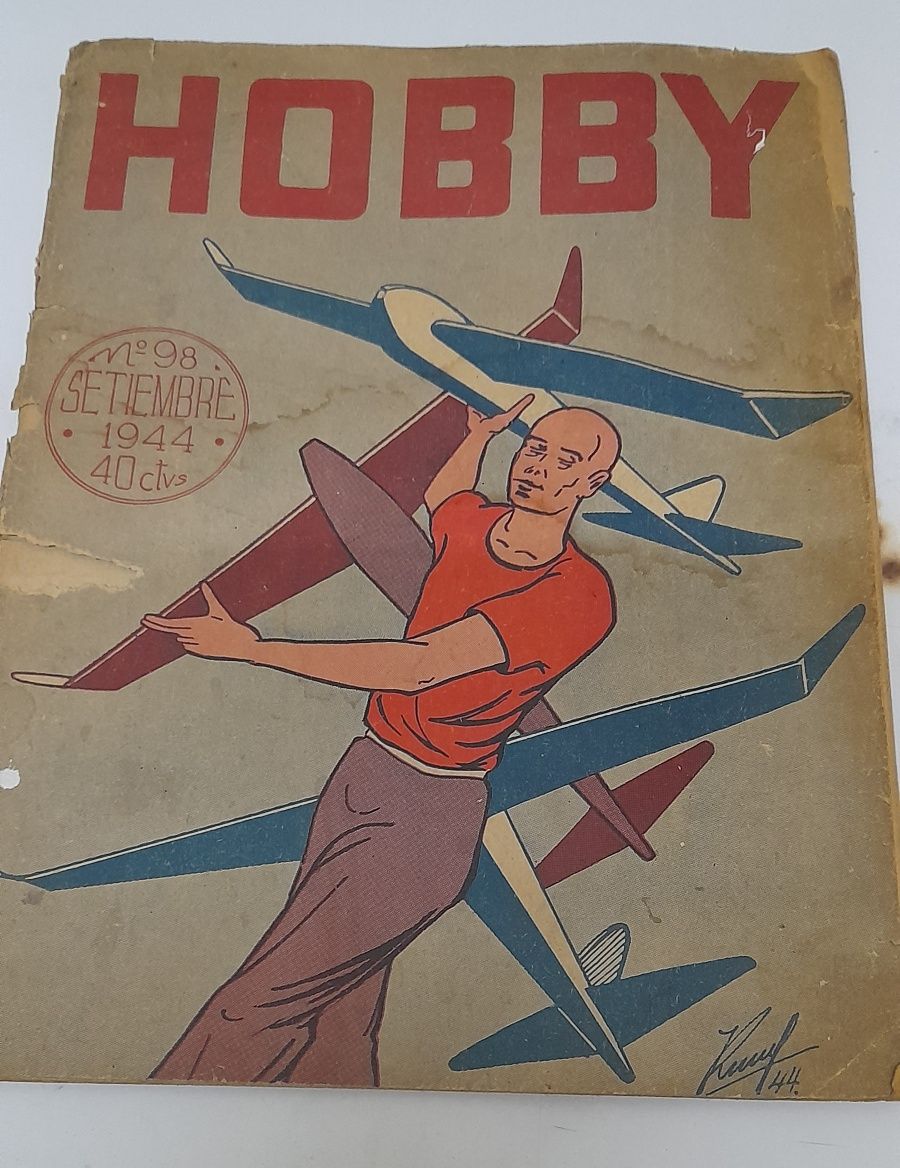 8 Revistas Hobby dos anos 1940 e 1960