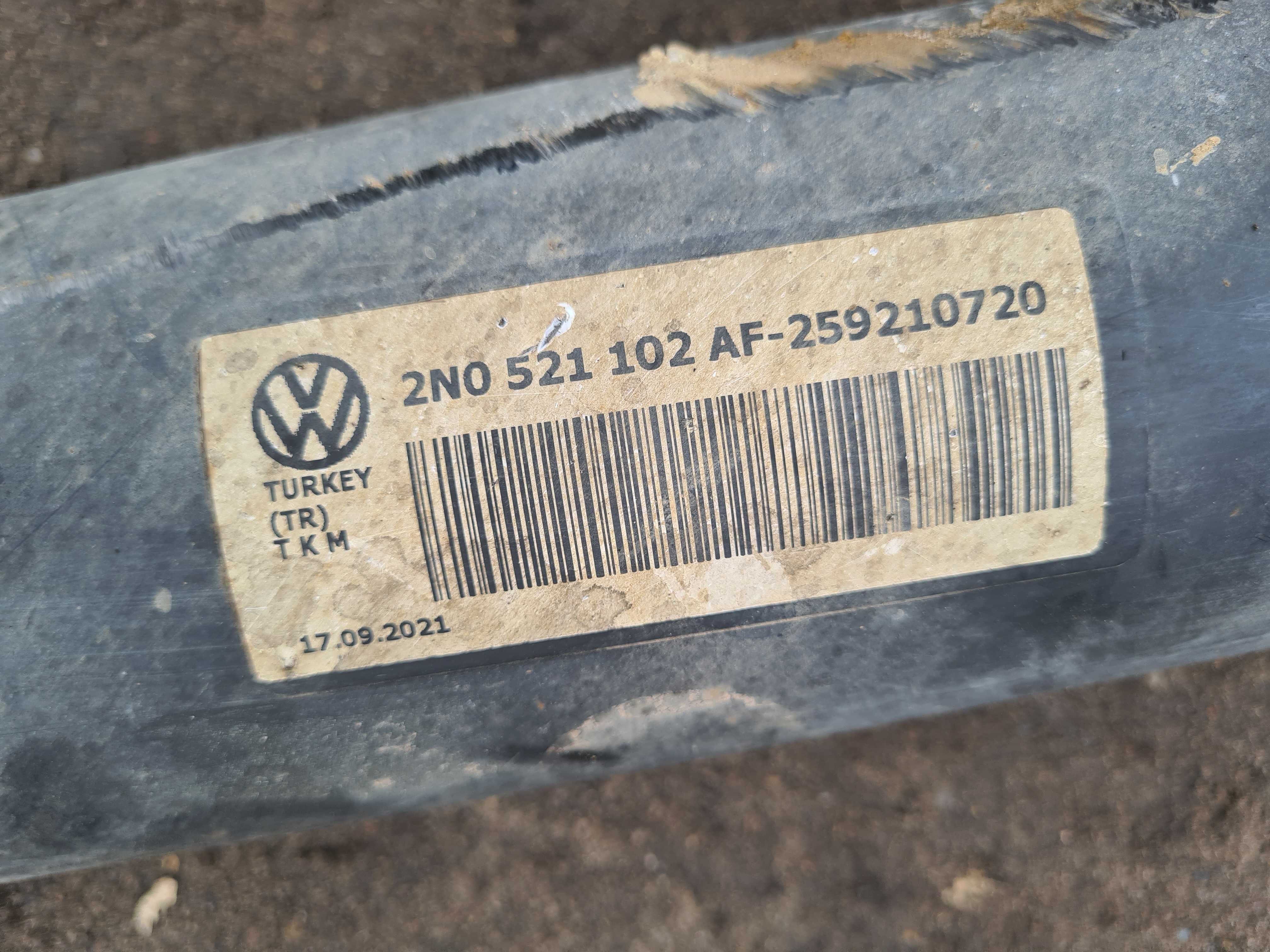 VW Crafter II 2.0 RWD wał napędowy bliźniak tył napęd