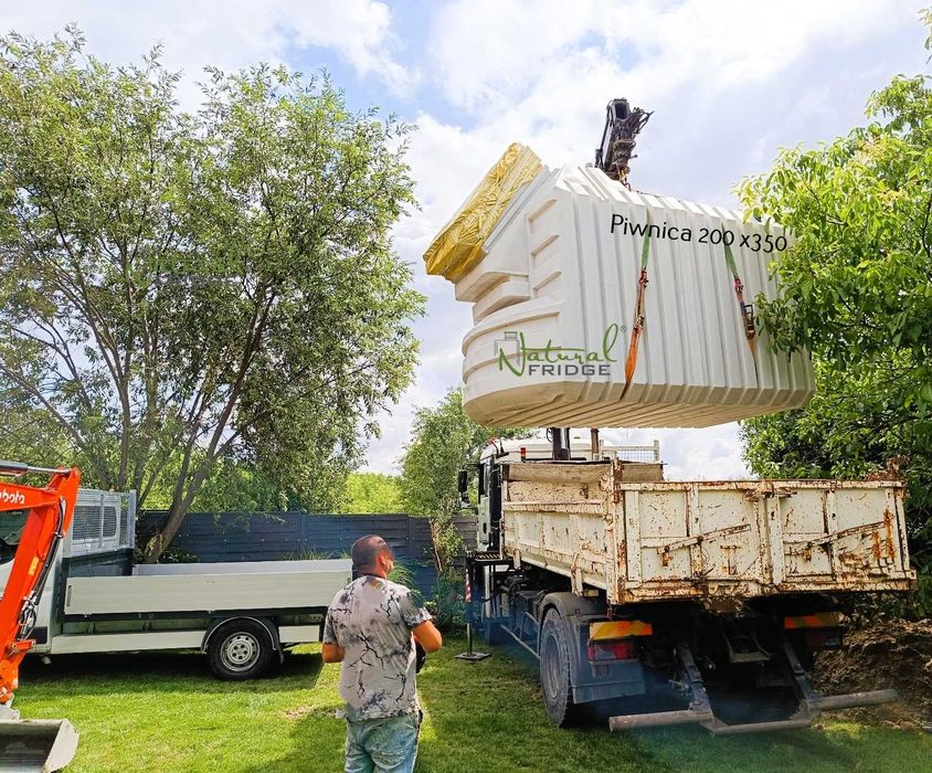 Piwnica ziemianka Chłodnia ogrodowa Podziemna Spiżarka 200x350x270