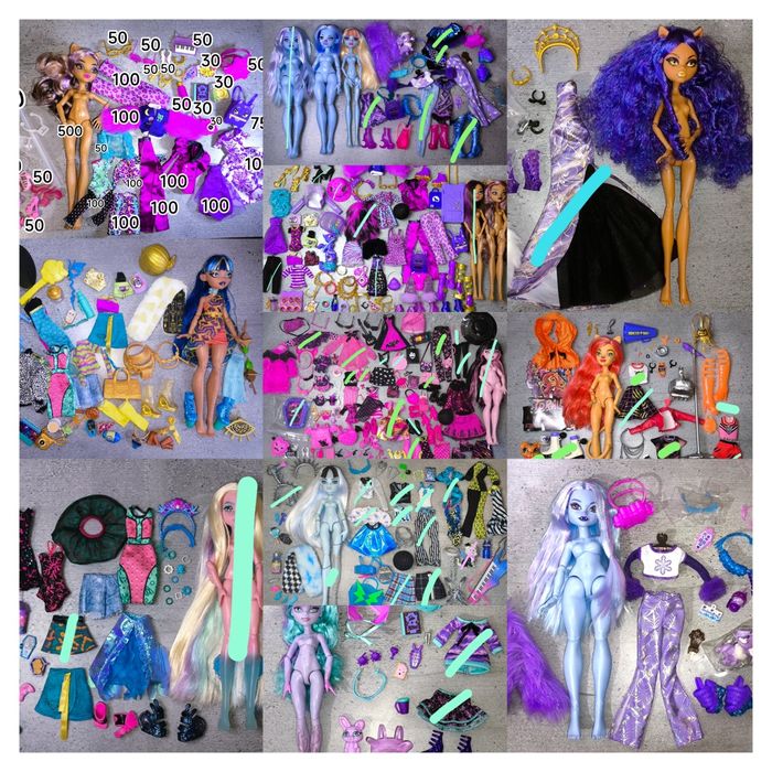 1 Обнова !.Для Монстер хай .Аксесуари,одяг ,взуття .