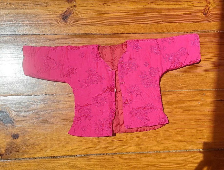 Casaco modelo chines fuschia 80cm
