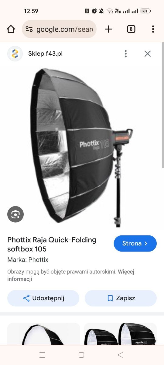 Softbox phottix raja 105