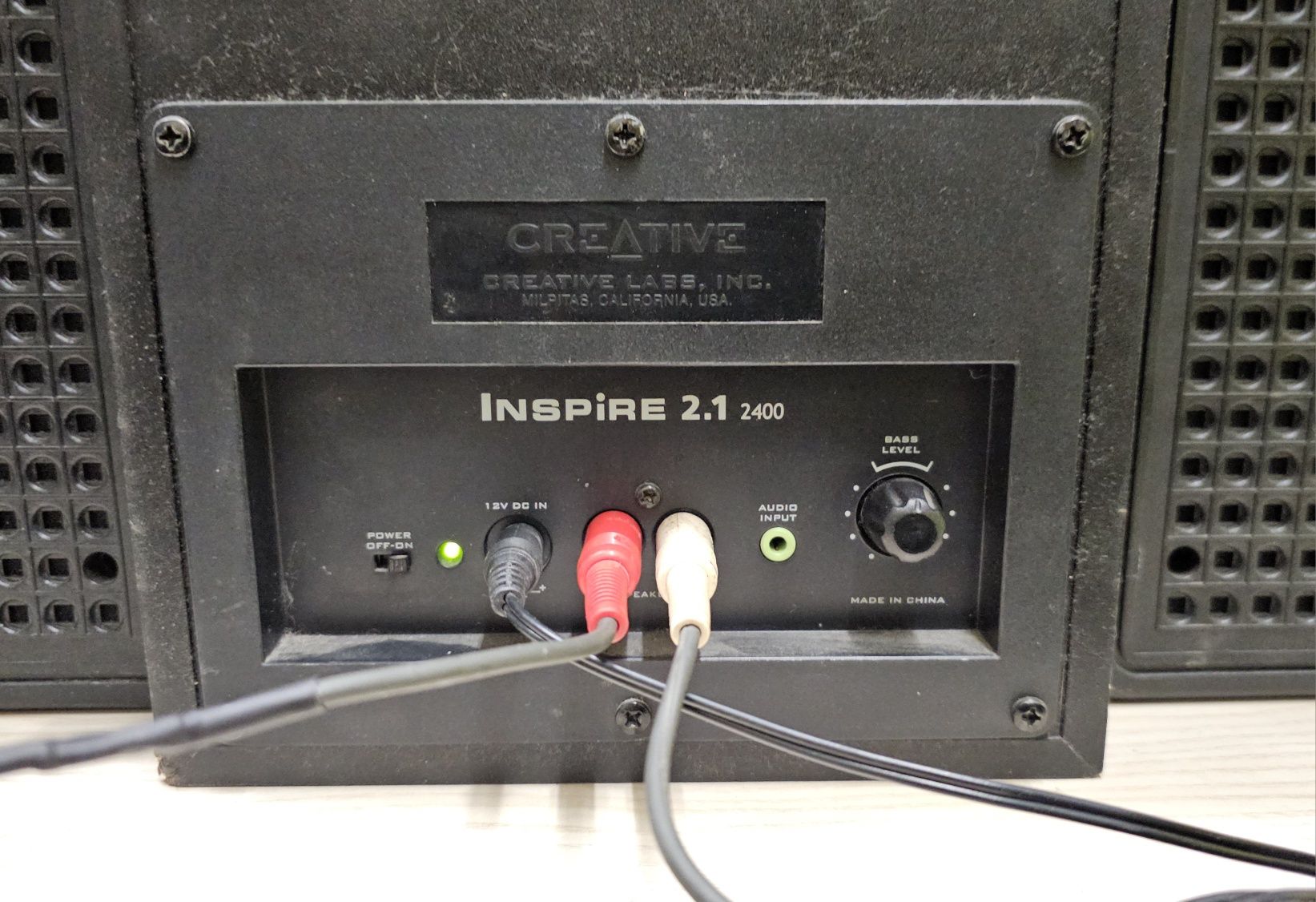 Creative 2+1 Inspire 2400 + mocne głośniki 2x4Ohm subbufer