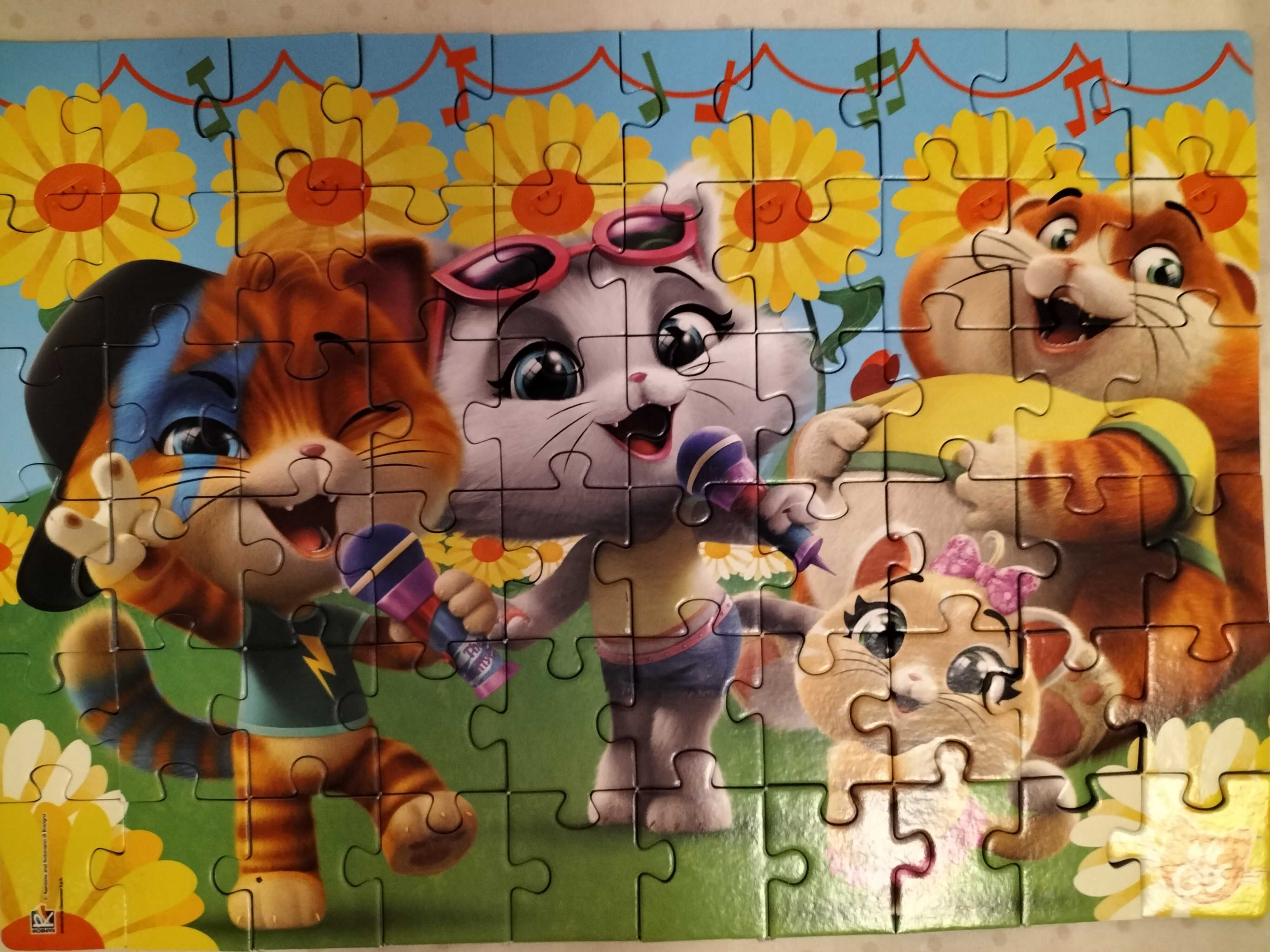 2 Puzzles 60x2 dos 44 cats