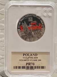 10 zł 2009 r Polska droga do wolności - Wybory 4 czerwca 1989 PR 70