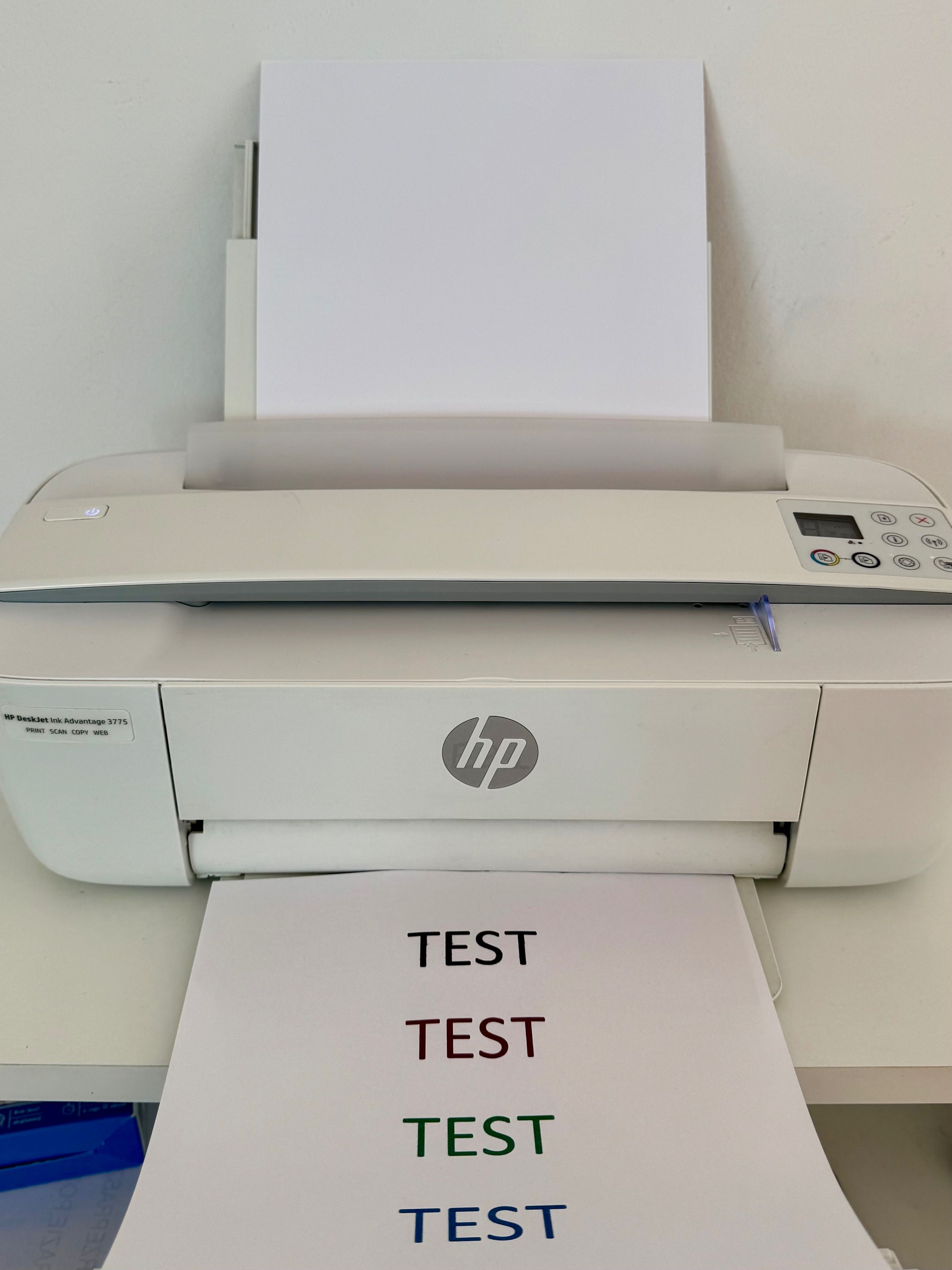 Drukarka HP Deskjet 3775 + tusze (gotowa do użycia)