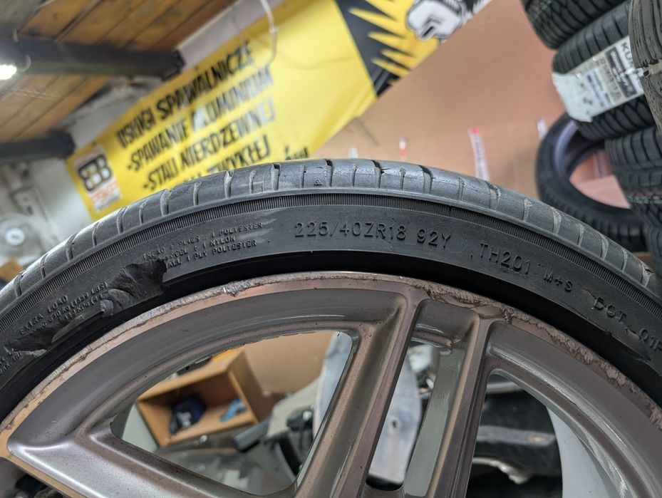 Felgi z oponami do mercedesa 5x112 , 2 szerokośc ET50, ET54i 18 cali