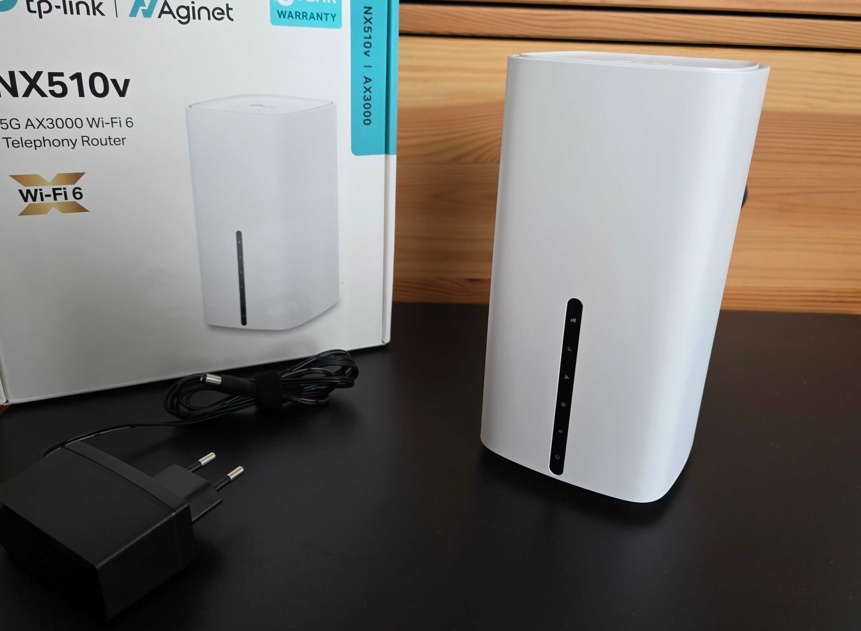 router z modemem 5G TP-Link NX510v AX3000, WiFi 6