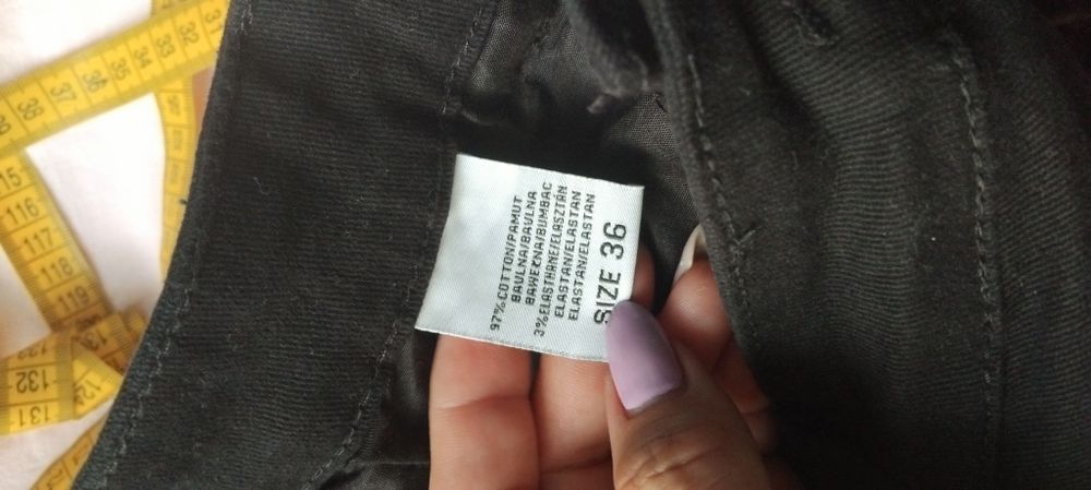Spodnica jeansowe czarna rozm. 36(ale nie S, tylko taki  XXL)