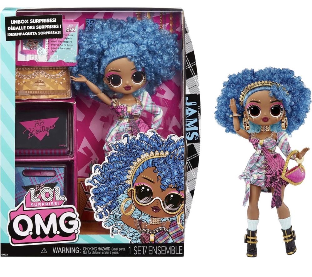 LOL Surprise OMG Victory Jams Fashion Doll Multiple Surprises.