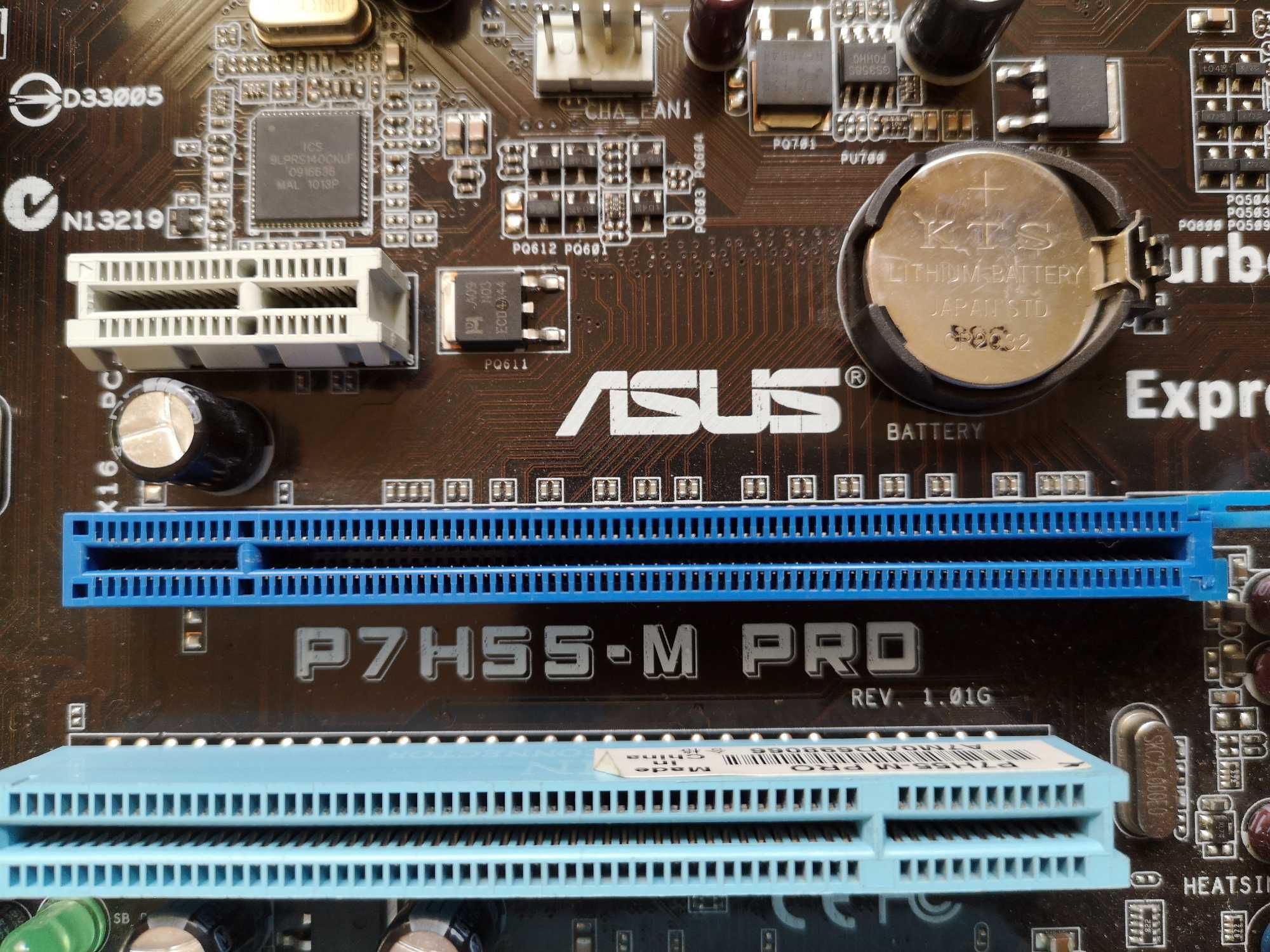 Материнська плата Socket 1156 Asus P7H55-M PRO
