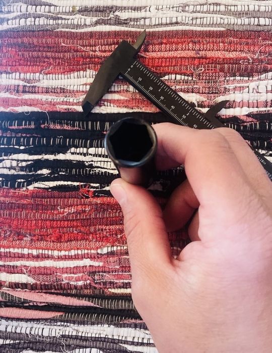 ударна головка шестигранна Подовжена 17мм 1/2 chrome-vanadium