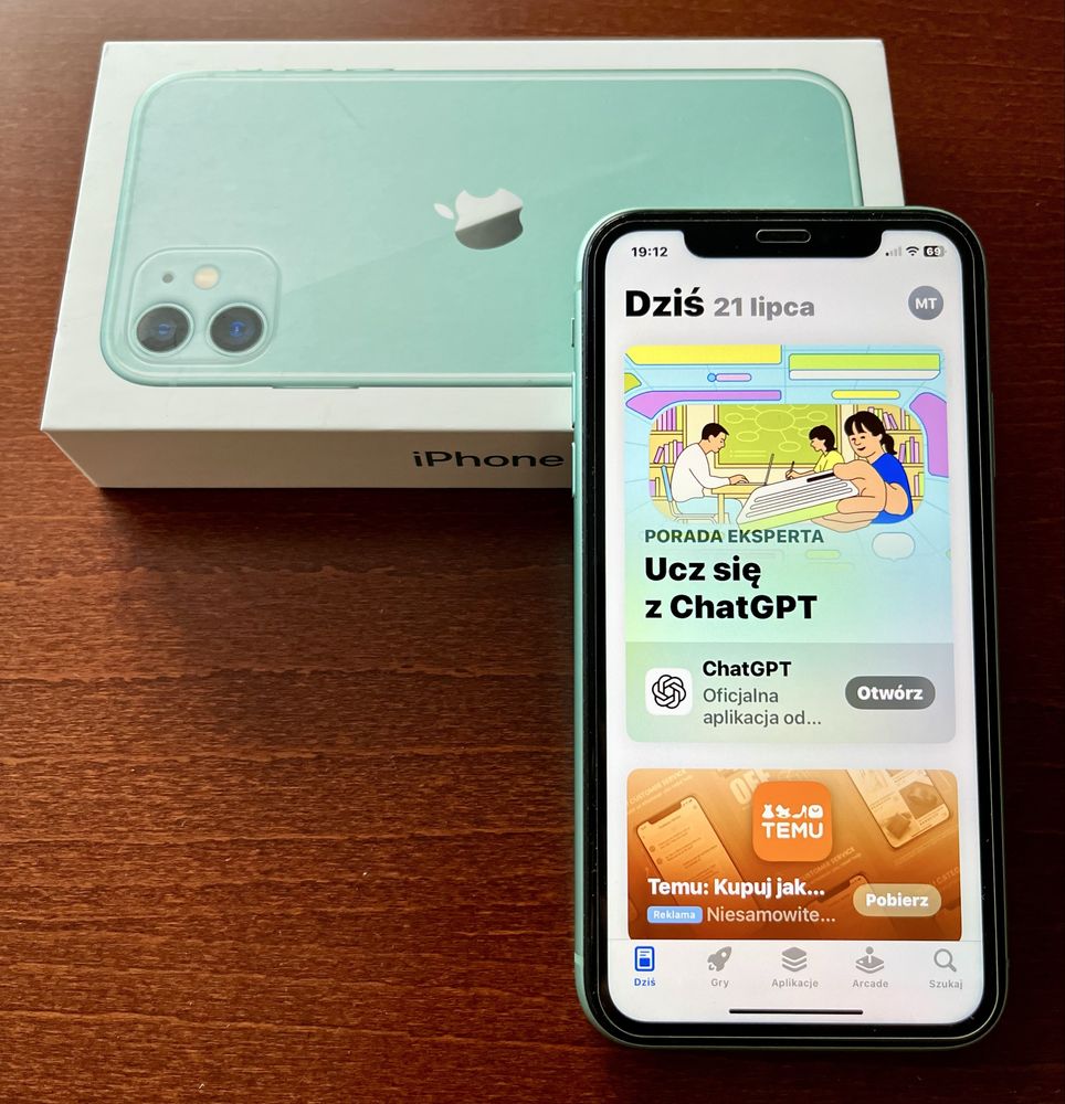 iPhone 11 Zielony – Stan Idealny + Gratisy