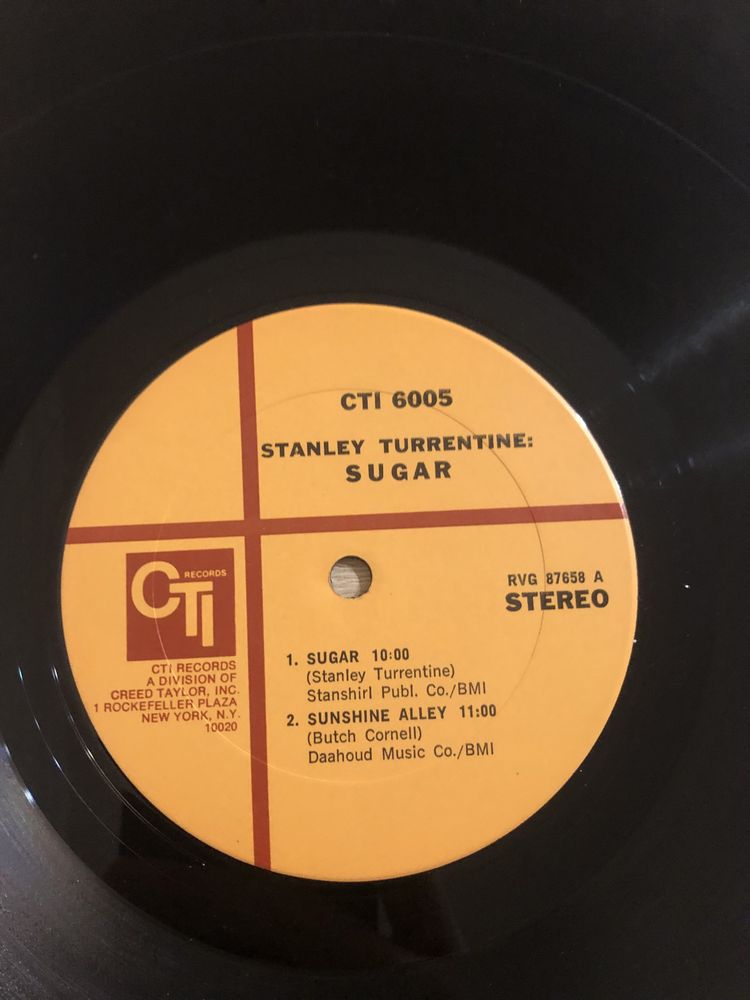 Stanley Turrentine Ron Carter George Benson Sugar USA EX-