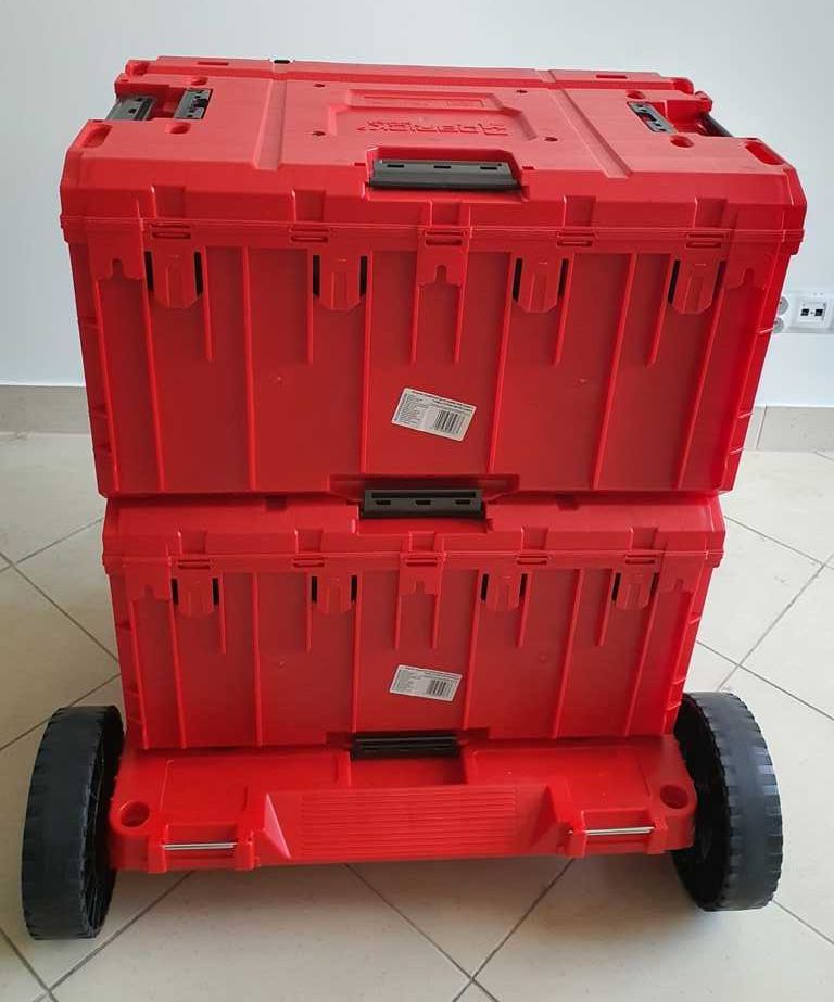 Zestaw QBRICK SYSTEM ONE Drawer 3 Toolbox 2.0 RED ULTRA HD Szuflady