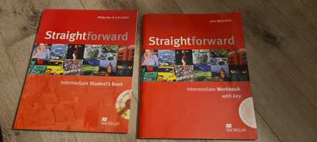 Książka i ćwiczenia Straight Forward intermediate